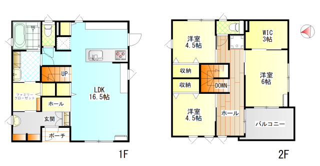 【中島戸建の間取り】