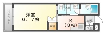 トラスティ泉本町の間取り