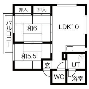 ハマハウスの間取り