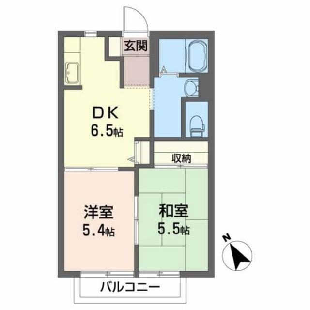 ハートフル安積　Ａの間取り