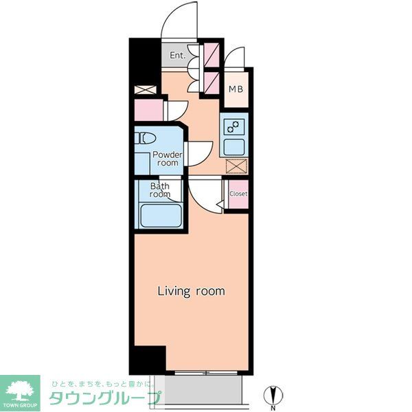 ブライズ早稲田東の間取り