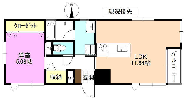 栗田コートの間取り