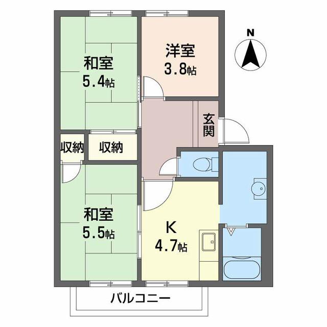 キャニオン　ビレッジの間取り