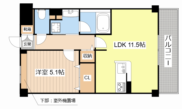 メゾン中沢の間取り