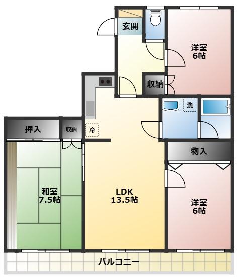 ドエリングの間取り