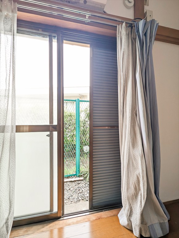 セキュリティ　防犯性も高い雨戸付