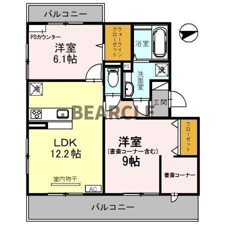 アデウ　ウーノの間取り