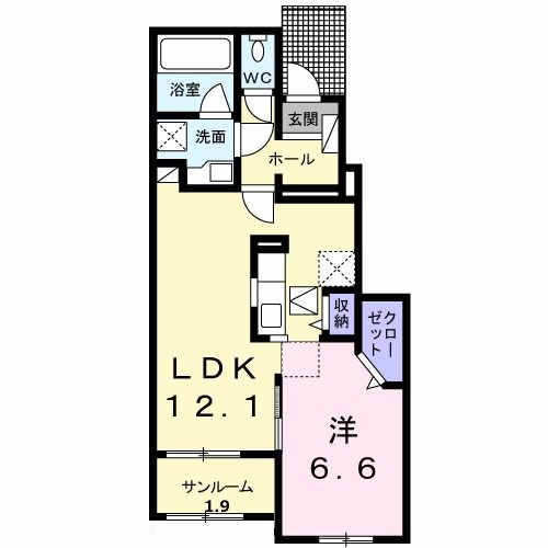 オリーブII_間取り_0