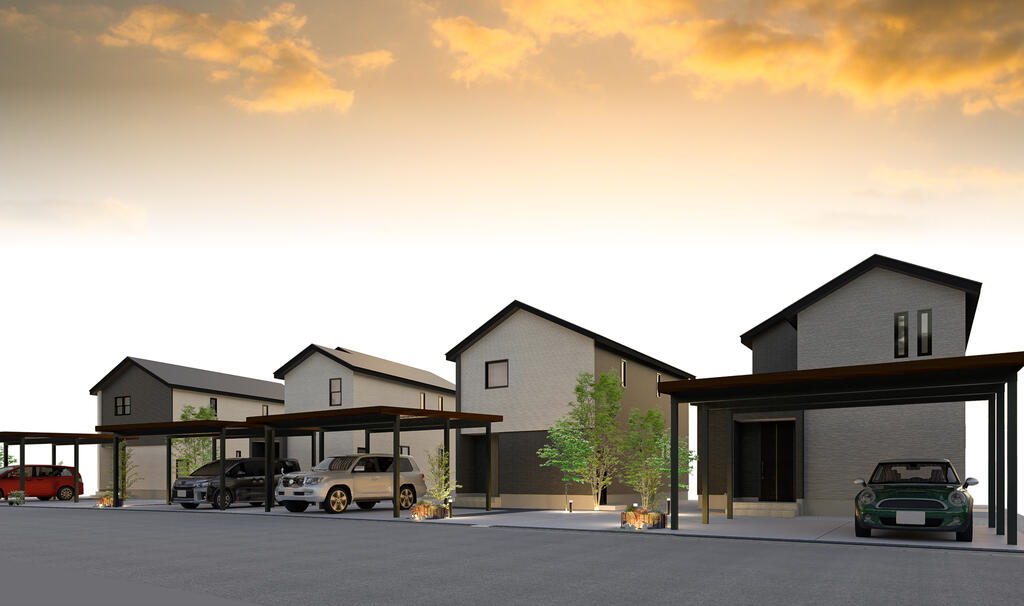 駐車場　【駐車台数】3台可。駅・コンビニ徒歩10分圏内。閑静な住宅街