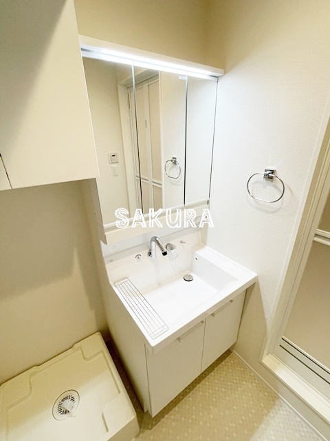 洗面設備　身支度に便利な洗面台！