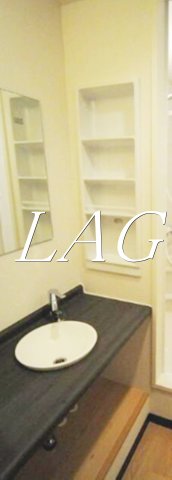 洗面設備　洗面台です。