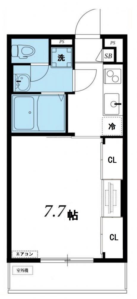 ＪＲ埼京線 南与野駅 徒歩6分 3階建 築11年の間取り写真