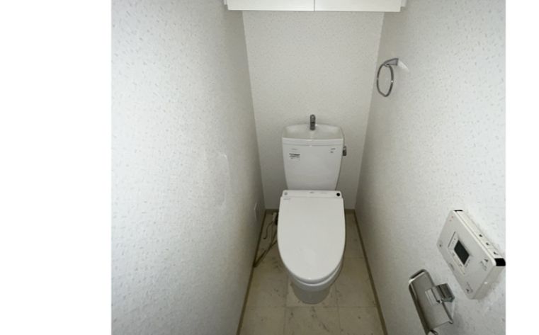 トイレ　ゆったりとした空間のトイレです