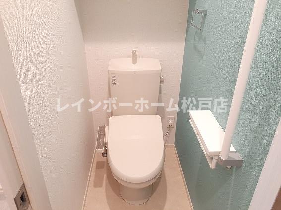 トイレ　ゆったりとした空間のトイレです