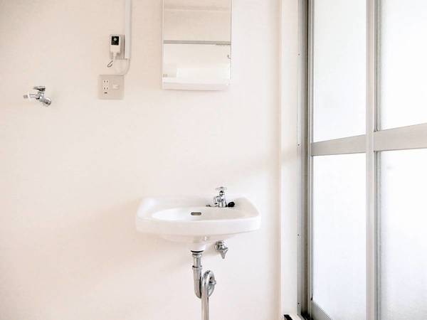 洗面設備　ビレッジハウスの同一物件・同一タイプの間取りの写真です