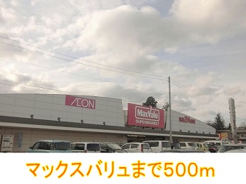 スーパー　マックスバリュ（スーパー）まで500m