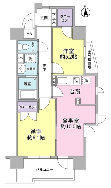 KDXレジデンス上北沢の間取り写真