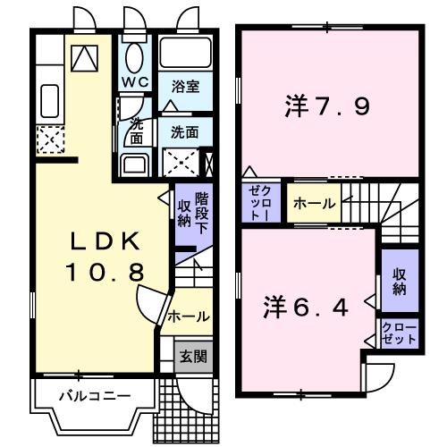 ミルトクラール 2番館の間取り写真