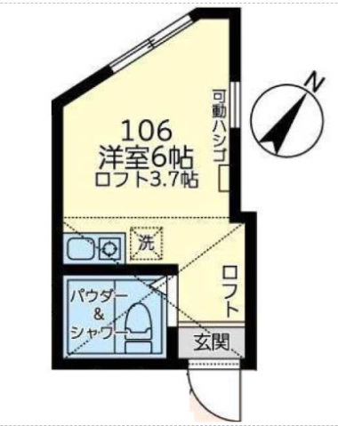 ユナイト井土ヶ谷ジャックマロニーの間取り写真
