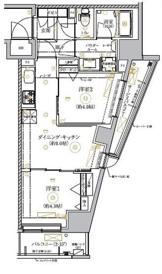 RELUXIA墨田八広の間取り写真
