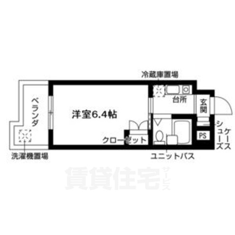 パティオ101の間取り写真