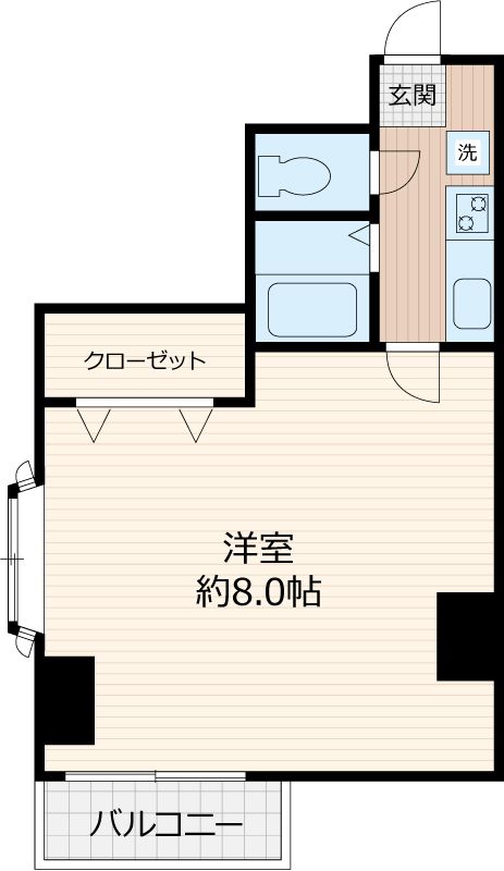 ＪＲ横浜線 古淵駅 徒歩16分 3階建 築31年の間取り写真