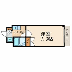 都電荒川線 小台駅 徒歩1分 9階建 築29年の間取り写真