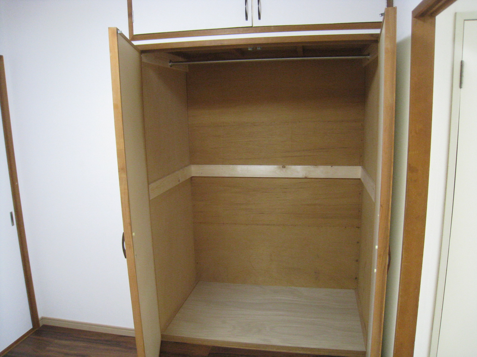 収納　玄関に収納があります。