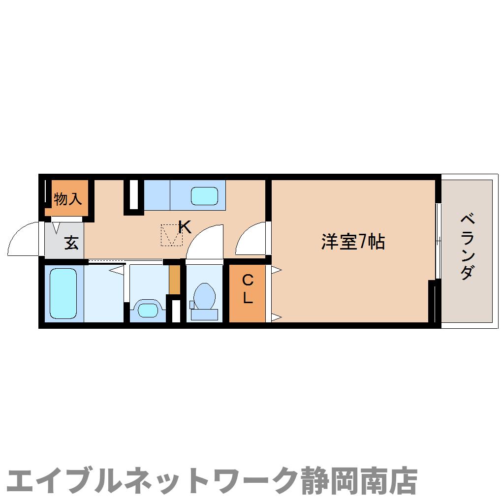 藤枝市前島のマンションの間取り