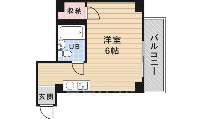 名古屋市東区代官町のマンションの間取り