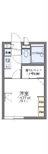 レオパレスリーフの間取り