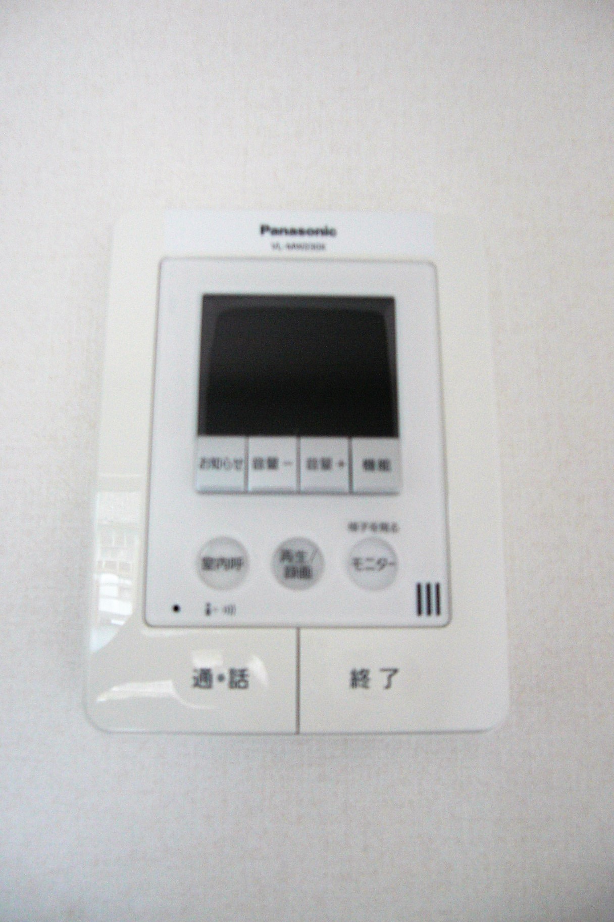 セキュリティ　来た人の顔がわかり安心です！