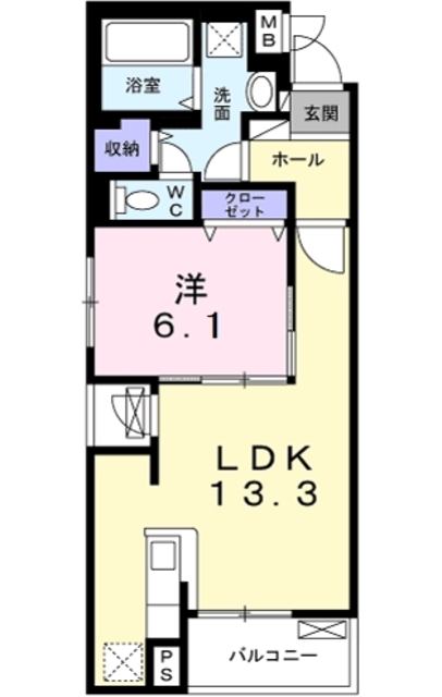 ACTY TATSUMIの間取り