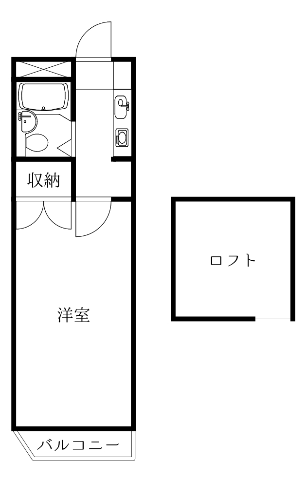 徳島市南前川町のマンションの間取り