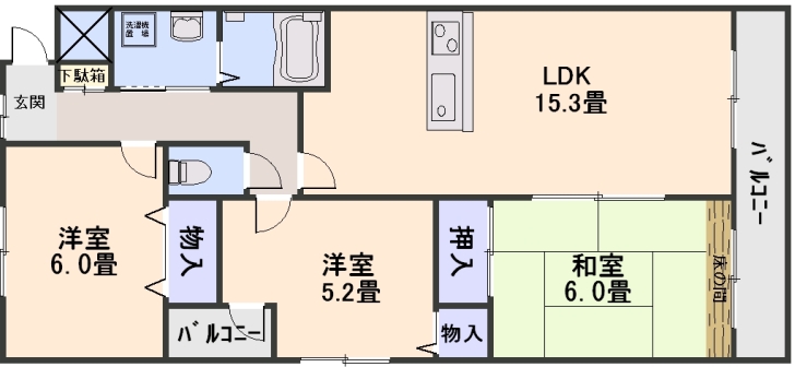 ミレニアムの間取り