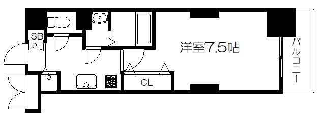 Luxe京都西大路の間取り