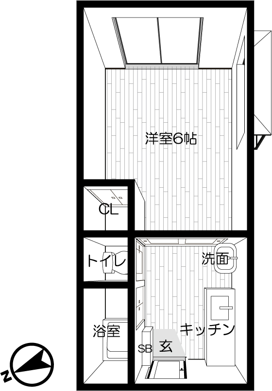 ときわ荘の間取り