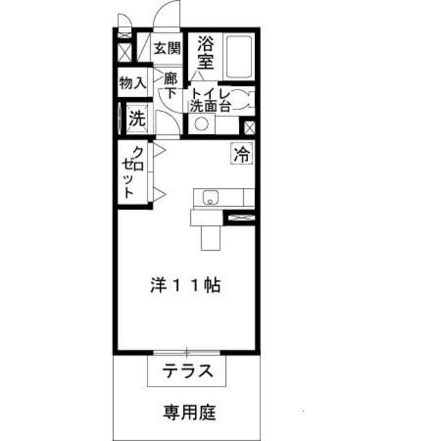 新ハイツウグイスＢ棟の間取り