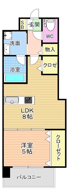 コンプレート金田の間取り