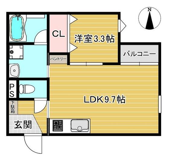 ＣＯＣＯＴＴＯ帯山東の間取り