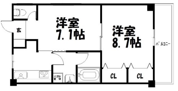 ウィステリア参番館の間取り