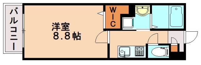 【北九州市八幡西区北鷹見町のマンションの間取り】