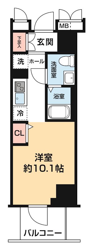 ＡＺＥＳＴ横濱大通り公園の間取り