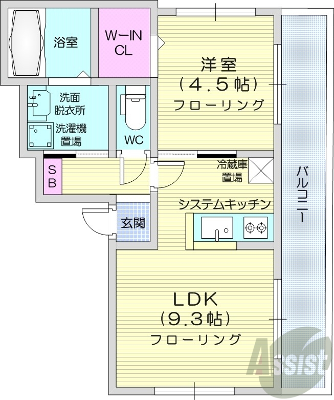 【アンタレスL175の間取り】