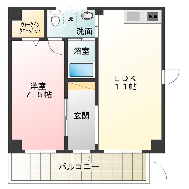 ブランカ堺東の間取り