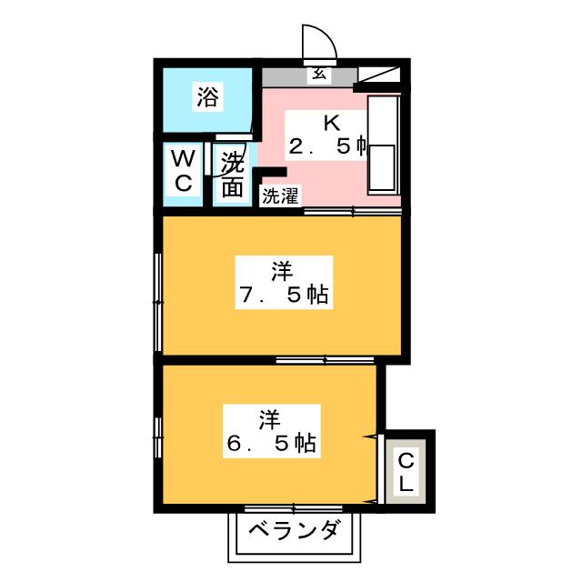 ドミール松村の間取り