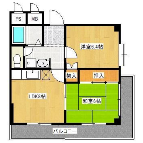 ラビスタ長峰の間取り