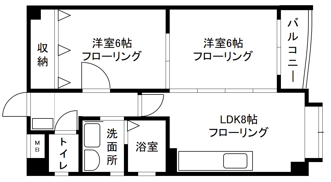 ウエヌス長丘の間取り