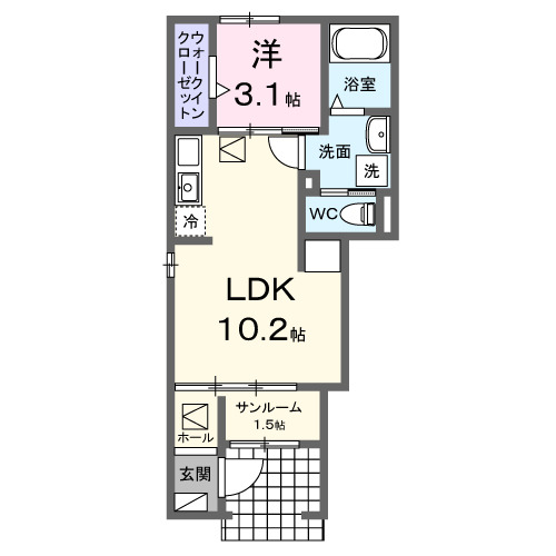 アンサンブルIの間取り