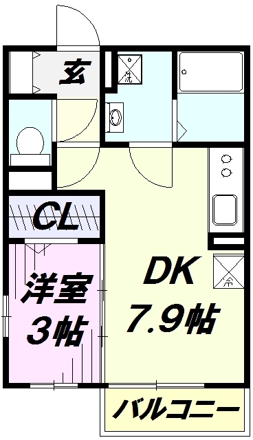 【フェリーチェ(東所沢)の間取り】